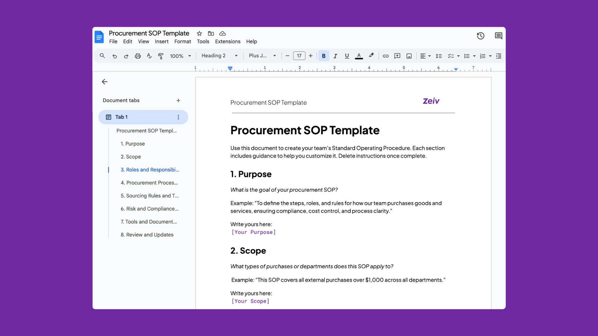 Free Procurement Templates