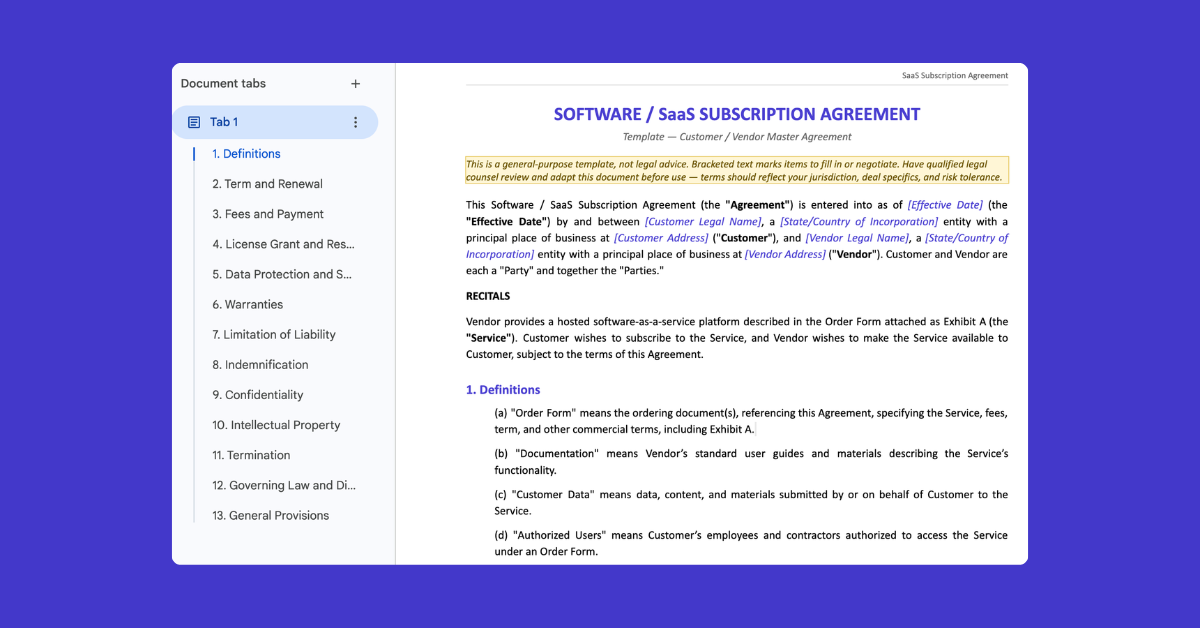 Free Procurement Templates